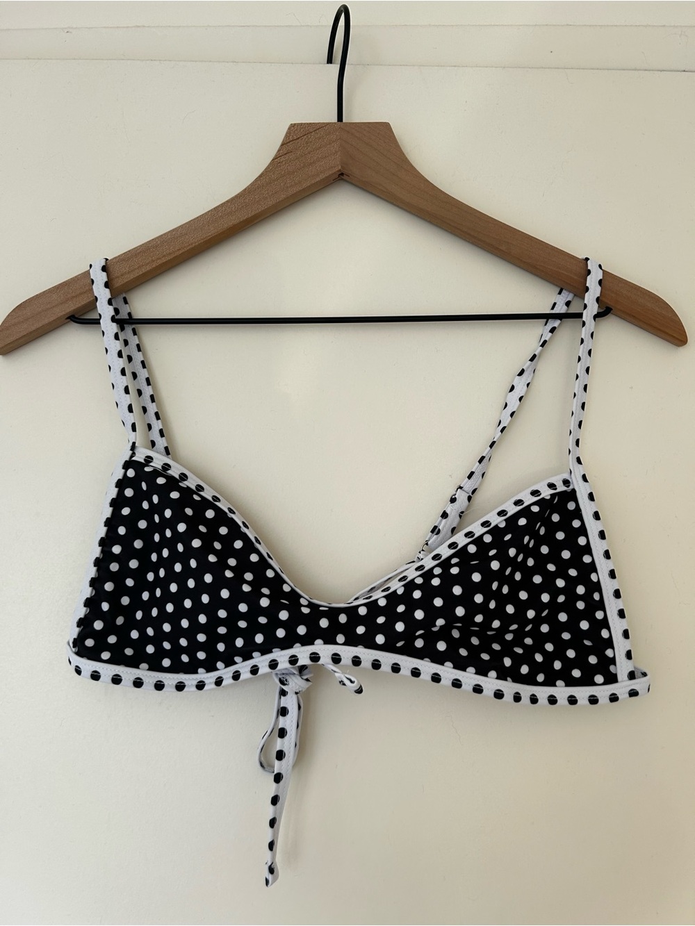 NEVER WORN - Black & White Polka Dot Bikini Set - Picture 2 of 8